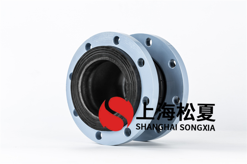 熱水立式循環(huán)泵安裝DN125橡膠球型軟連接.jpg